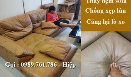 Thay nệm sofa bị lún tại Nguyễn Văn Quá quận 12